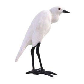 Egret - Simulation Ornaments Artificial Birds Feathered Bird Model Home Decor