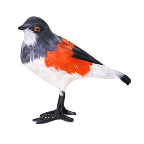 [Shrike]Feathered Bird Artificial Bird Fake Bird Simulation Ornament Home Decor
