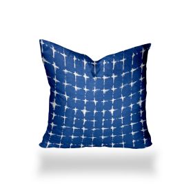 FLASHITTE Indoor/Outdoor Soft Royal Pillow, Zipper Cover w/Insert, 16x16