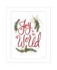 "Joy to the World" by House Fenway, Ready to Hang Framed Print, White Frame