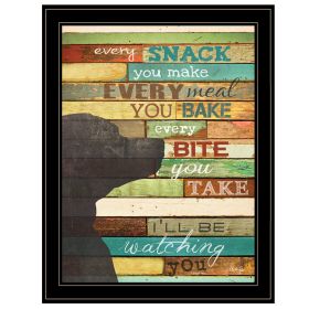"I'll Be Watching You" By Marla Rae, Ready to Hang Framed Print, Black Frame