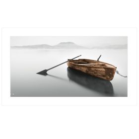 "Solitude" by Moises Levy, Ready to Hang Framed Print, White Frame