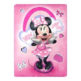Minnie Mouse; Wow Minnie Silk Touch Throw Blanket; 46" x 60"