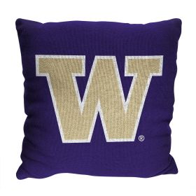 Washington OFFICIAL NCAA "Invert" Woven Pillow; 20" x 20"