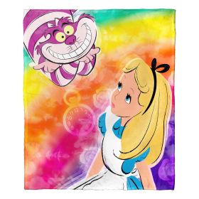 Alice in Wonderland; Rainbows Alice Aggretsuko Comics Silk Touch Throw Blanket; 50" x 60"