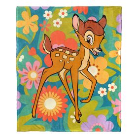 Bambi 80th Celebration; Mod About Bambi Aggretsuko Comics Silk Touch Throw Blanket; 50" x 60"