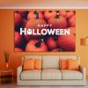 Drop-Shipping Framed Canvas Wall Art Decor Painting For Halloween, Pumpkin Painting For Halloween Gift, Decoration For Halloween Living Room, Bedroom
