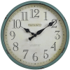FirsTime & Co. Teal Bellamy Wall Clock, Farmhouse, Analog, 24 x 2 x 24 in