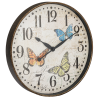 Westclox 12" Round Butterfly Wall Clock