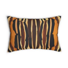 Decorative Lumbar Throw Pillow - Zorse Geometric Print Pattern