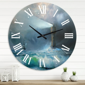 Designart 1 in Coastal Wall Clock