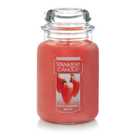 Yankee Candle White Strawberry Bellini - 22 oz Original Large Jar Scented Candle