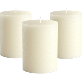 Set of 3 Pillar Candles