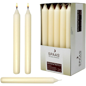7 Inch Ivory Taper Candles 6 Hour Burning Candle Decorate Your Dinner Wedding Table Dripless&nbsp;and Smokeless Candle Unscented Fits Most candlestick