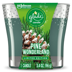 Glade Candle, Pine Wonderland, Small Candle, 1 CT, 3.4 oz