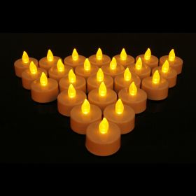120x LED Tea Lights Candles Battery Operated Flickering Flameless Realistic Tealight
