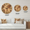 Designart 'Ancient World Map VII' Vintage Wood Wall Clock