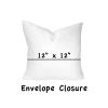 FLASHITTE Indoor/Outdoor Soft Royal Pillow, Envelope Cover Only, 12x12