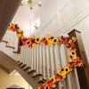 5.6ft Artificial Maple Leaf Garland Hanging Plant Vine Fake Berries Sunflower Foliage