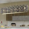 Modern Champagne Gold Oval Crystal ceiling chandelier Luxury Home Decor Light Fixture
