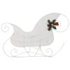 Reindeer & Sleigh Christmas Decoration 60 LEDs Outdoor White
