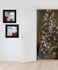 "Santa's Blessings" 2-Piece Vignette by Bluebird Barn, Ready to Hang Framed Print, Black Frame