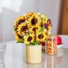1pc 3D Pop Up Flower Greeting Card With Envelope Sunflower Bouquet Gift For Birthday New Year Wedding Anniversary