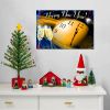Framed Canvas Wall Art Decor Painting For New Year,Happy New Year Count Down Gift Painting For New Year Gift, Decoration For Chrismas Eve Office Livin