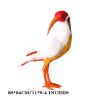 Crested Ibis - Simulation Ornaments Feathered Fake Bird Model Artificial Birds