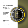 U.S. Army Chrome Double Ring Neon Clock