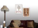 "Family Tree/ Roots" 2-Piece Vignette by Marla Rae, White Frame