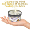 Magnificent 101 Healing 6oz Natural Soy Aromatherapy Wholeness Intention Candle with Sage, Palo Santo, and Lavender