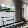 Abstract Wall Art Forest Mountain Watercolor Wall Paintings Landscape Modern Canvas Prints Bathroom Bedroom Office Wall Decor 3 Piece