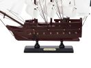 Wooden Captain Kidds Adventure Galley White Sails Model Pirate Ship 12""