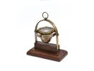 Antique Brass Desk Gimbal Compass 8""