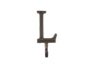 Rustic Copper Cast Iron Letter L Alphabet Wall Hook 6""