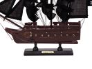 Wooden Caribbean Pirate Black Sails Model Pirate Ship 12""