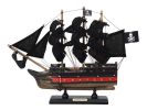 Wooden Caribbean Pirate Black Sails Limited Model Pirate Ship 12""