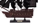 Wooden Captain Hooks Jolly Roger from Peter Pan Black Sails Model Pirate Ship 12""