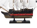 Wooden Blackbeards Queen Annes Revenge White Sails Limited Model Pirate Ship 12""