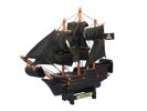 Wooden Captain Hooks Jolly Roger Model Pirate Ship from Peter Pan Christmas Ornament 7""