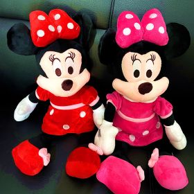 Disney'S New Classic Mickey Minnie Plush Toy Doll Mickey Mouse Animal Doll Pillow Toy Children'S Birthday Christmas Gift (Height: 30CM, Color: mini-2pcs)