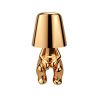 Bedside Touch Control Table Lamp;  Creative Little Golden Man Decorative Thinker Statue LED Desk Lamp