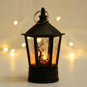 Halloween Pumpkin LED Lamp Spooky Bar Decor and Ghost House Ornament (Color: Q3)