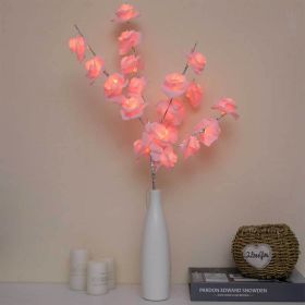 White Twig Branches 32IN 100 LED with Timer Battery Operated;  Artificial Tree Branch with Warm White Lights for Holiday Xmas Party Decoration Indoor (Color: as pic D)