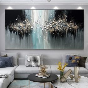 Handmade Oil Painting Abstract Texture Oil Painting On Canvas Large Wall Art Original White Painting Minimalist Art Custom Painting Modern Living Room (Style: 1, size: 90X120cm)