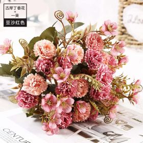 11pcs Bouquet Of DRIED Flowers ROSE Roses Bouquet Of Natural Air Dried Nordic Wind Wedding Home Decoration Valentine&#39;s Day Gift (Color: A, size: 11pcs)