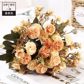 11pcs Bouquet Of DRIED Flowers ROSE Roses Bouquet Of Natural Air Dried Nordic Wind Wedding Home Decoration Valentine&#39;s Day Gift (Color: E, size: 11pcs)