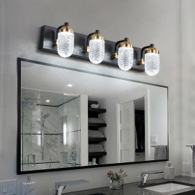 Vanity Lights With 4 LED Bulbs For Bathroom Lighting (Color: as Pic)