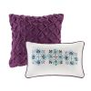 Reversible Quilt Set with Throw Pillows